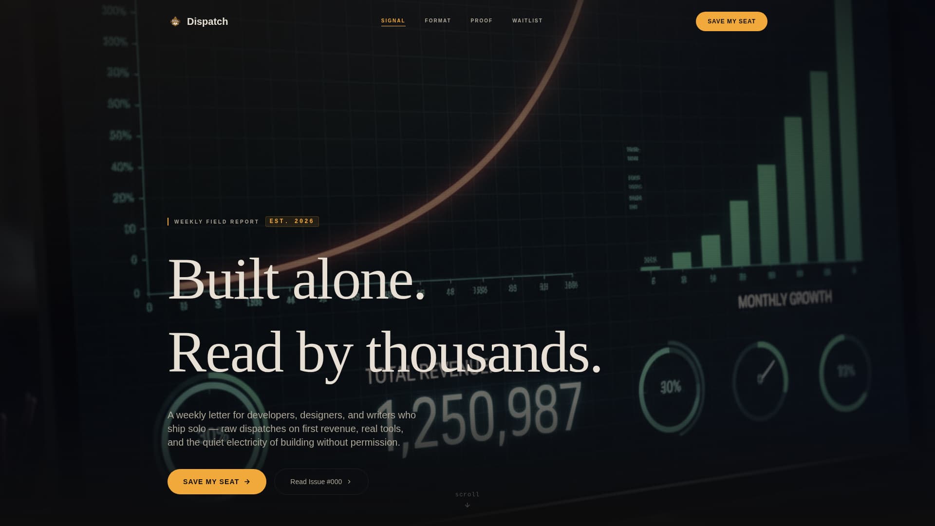 Solopreneur & Indie Maker Content Pre-Launch Website Template