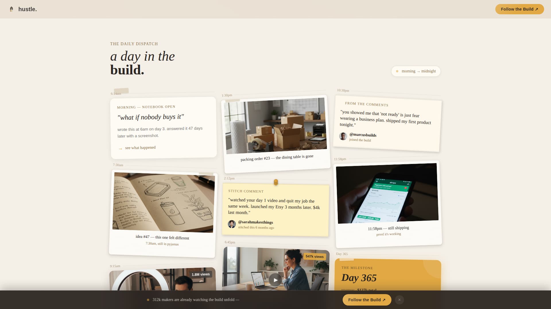 Solopreneur & Indie Maker Content Professional Website Template