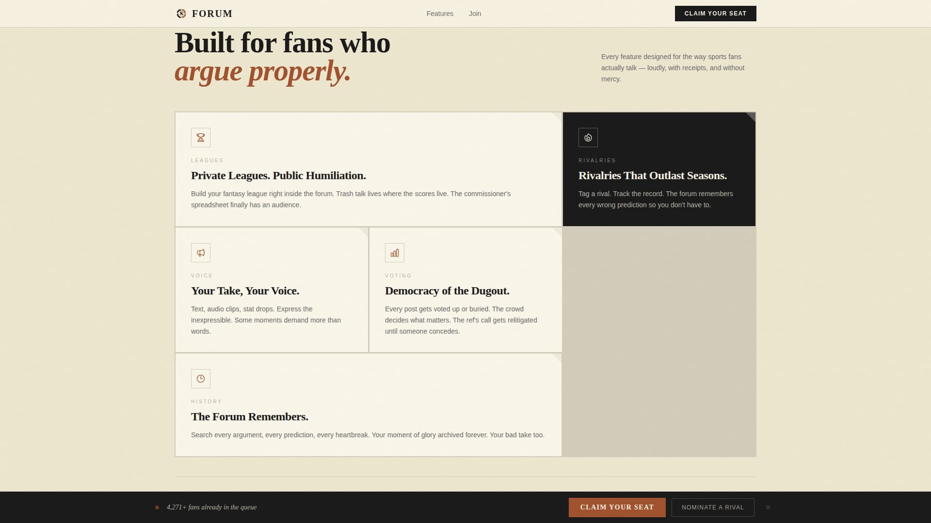 Sports Blog & Media Pre-Launch Website Template