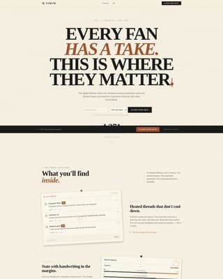 Sports Blog & Media Pre-Launch Website Template