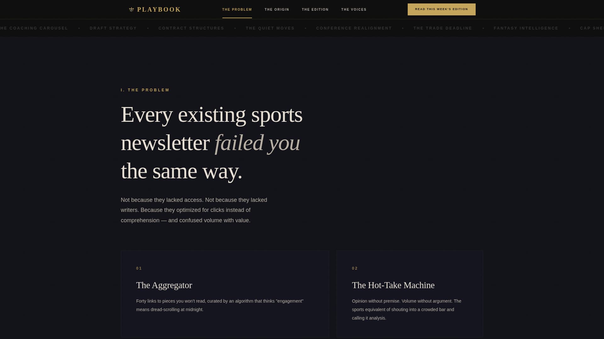Sports Blog & Media Professional Website Template