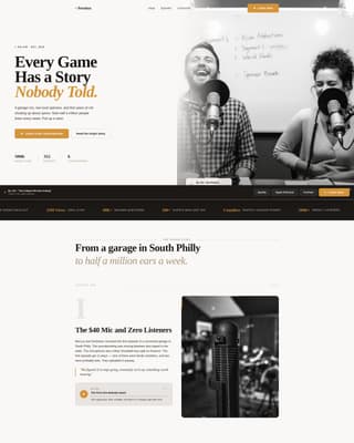 Sports Blog & Media Advanced Blog Website Template