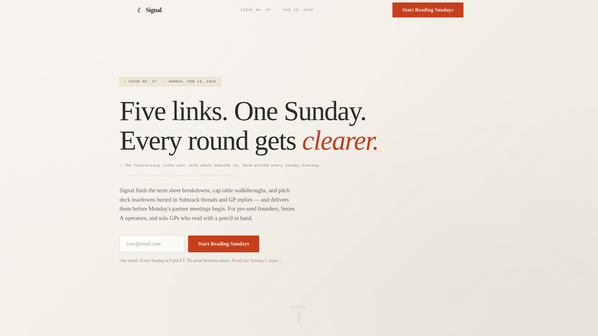 Startup Fundraising Newsletter Advanced Blog Website Template