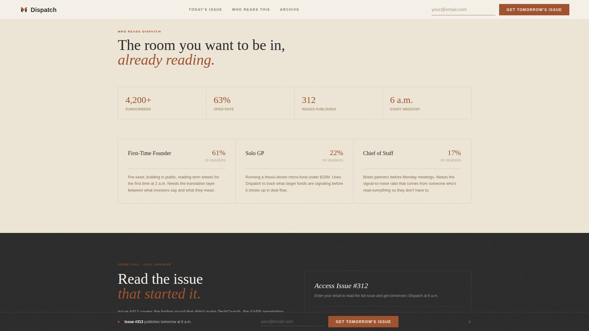 Startup Fundraising Newsletter Blog Website Template