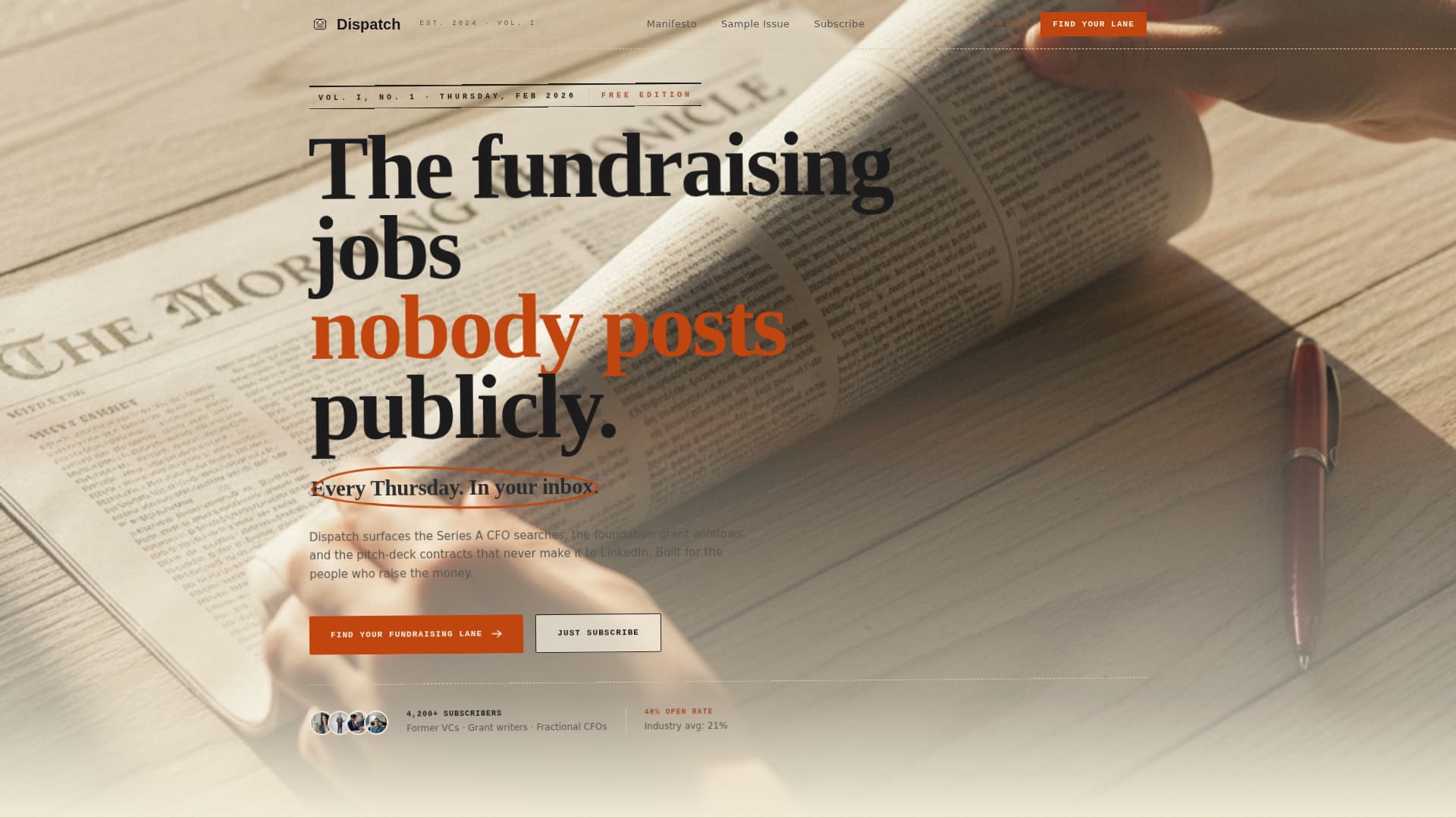 Startup Fundraising Newsletter Complete Blog Website Template
