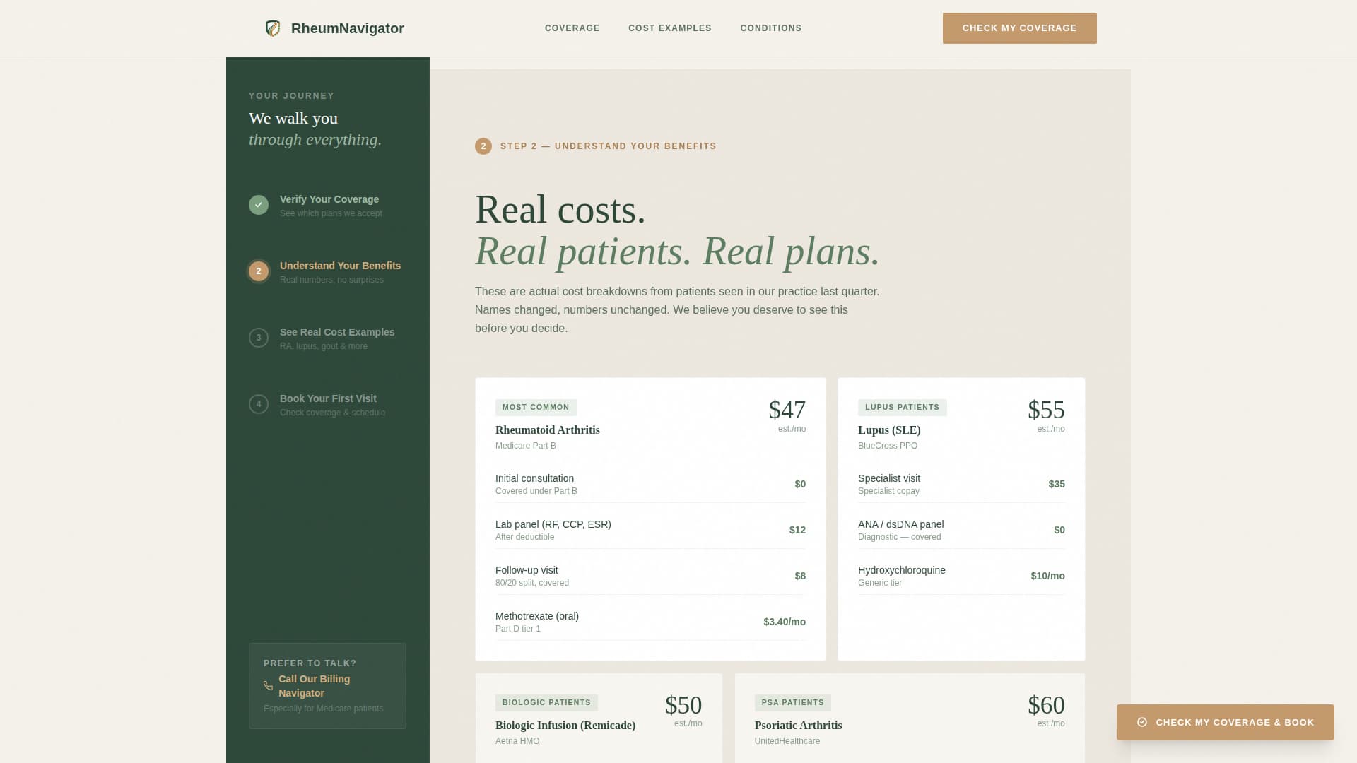 Rheumatologist Booking Website Template