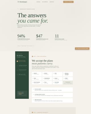 Rheumatologist Booking Website Template