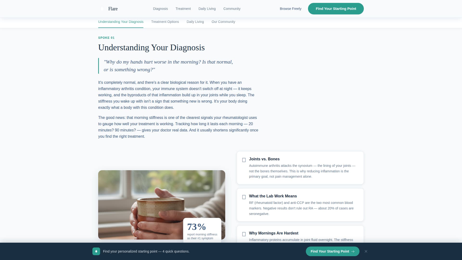 Rheumatology Medicine Professional Website Template