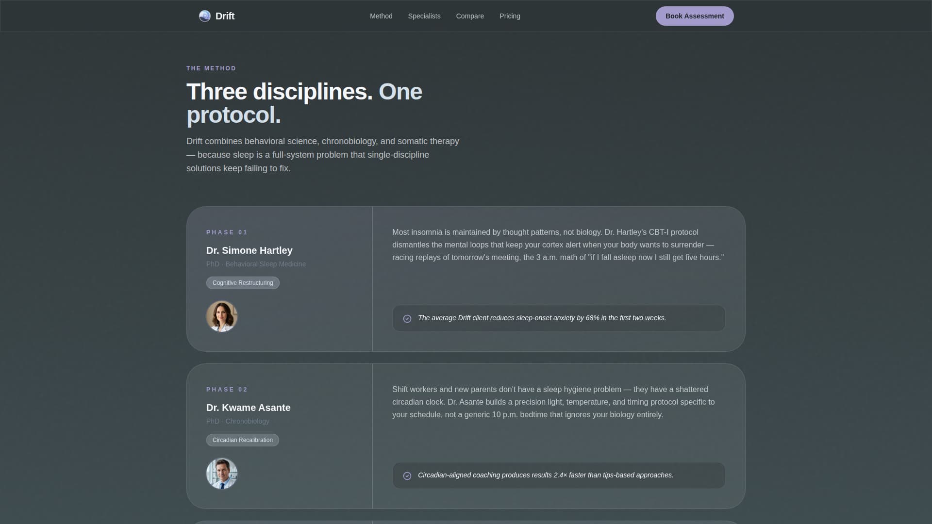 Sleep Medicine & Clinic Booking Website Template