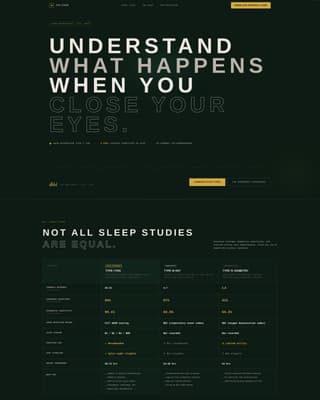 Sleep Medicine & Clinic Comparison Website Template
