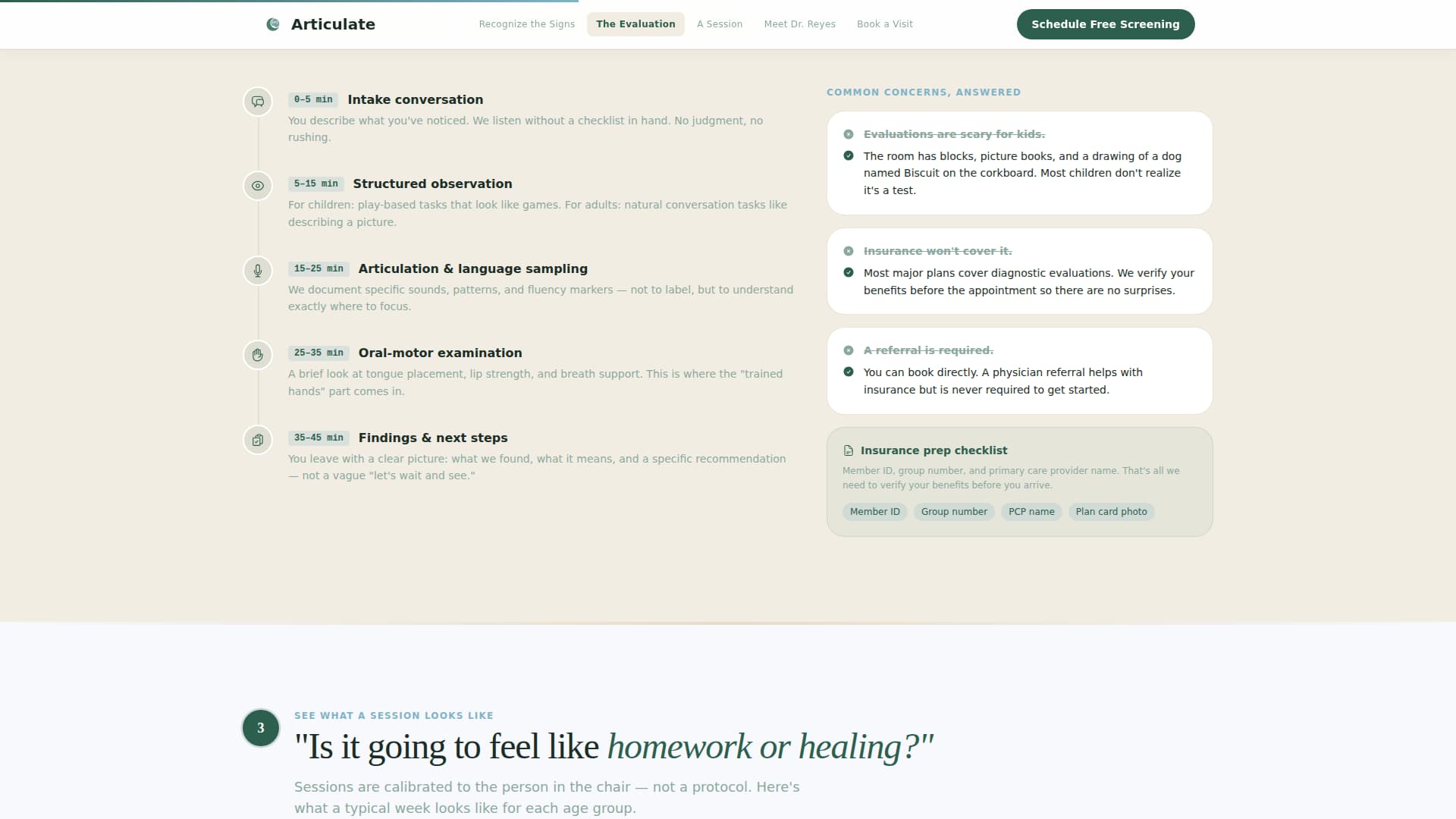 Articulate - Trusted Speechpathologist Landing Page Template