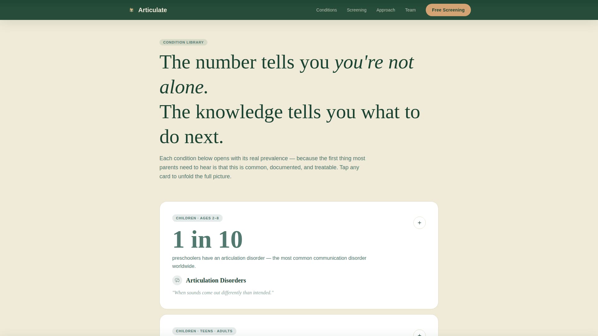 Speech Pathologist Booking Website Template
