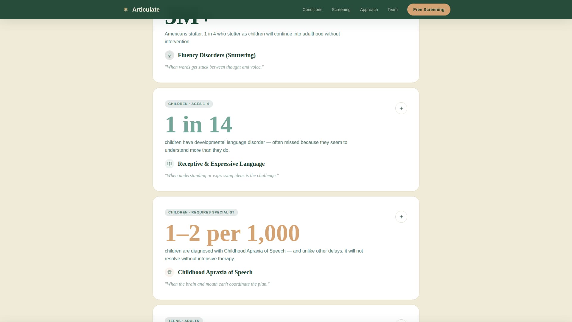 Speech Pathologist Booking Website Template