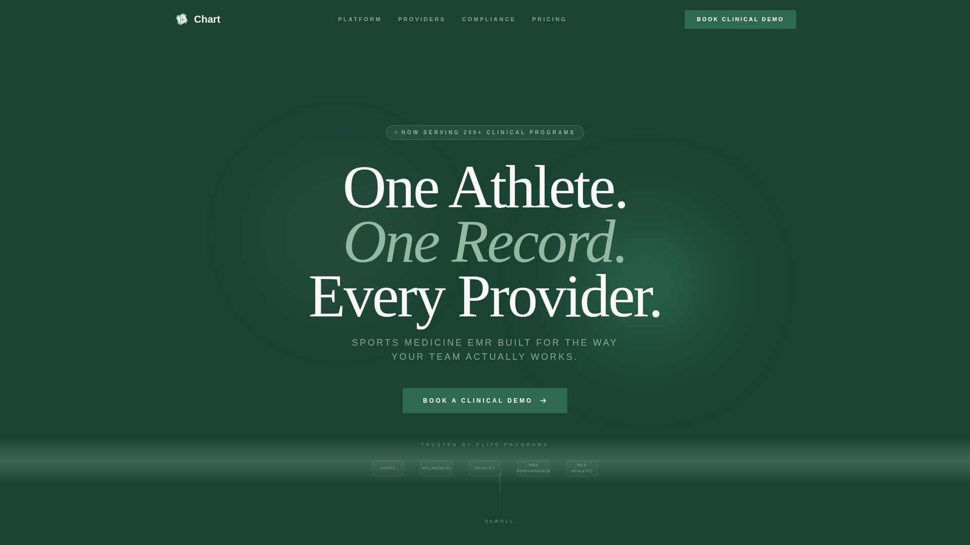 Chart - Precise Sportsmedicine Landing Page Template