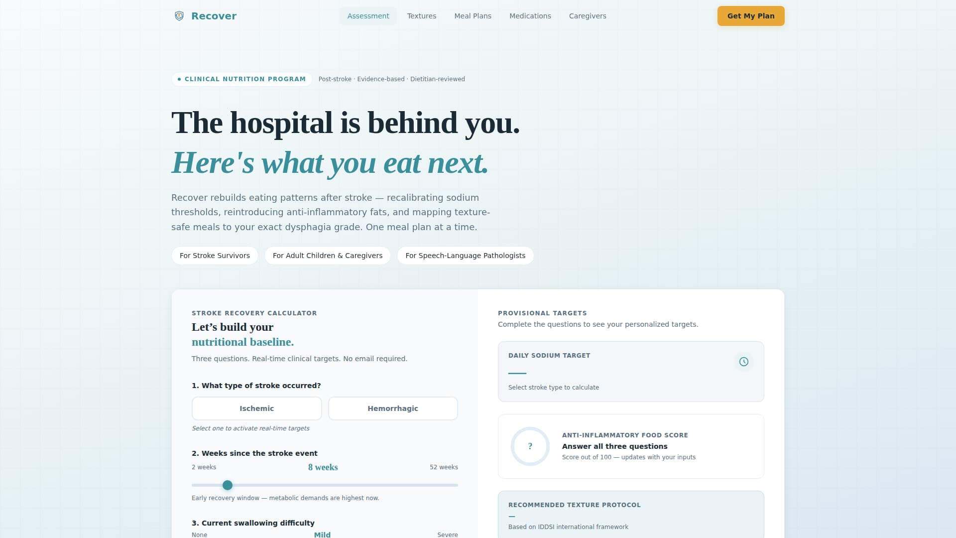 Vitae — Expert Stroke Rehabilitation Landing Page Template