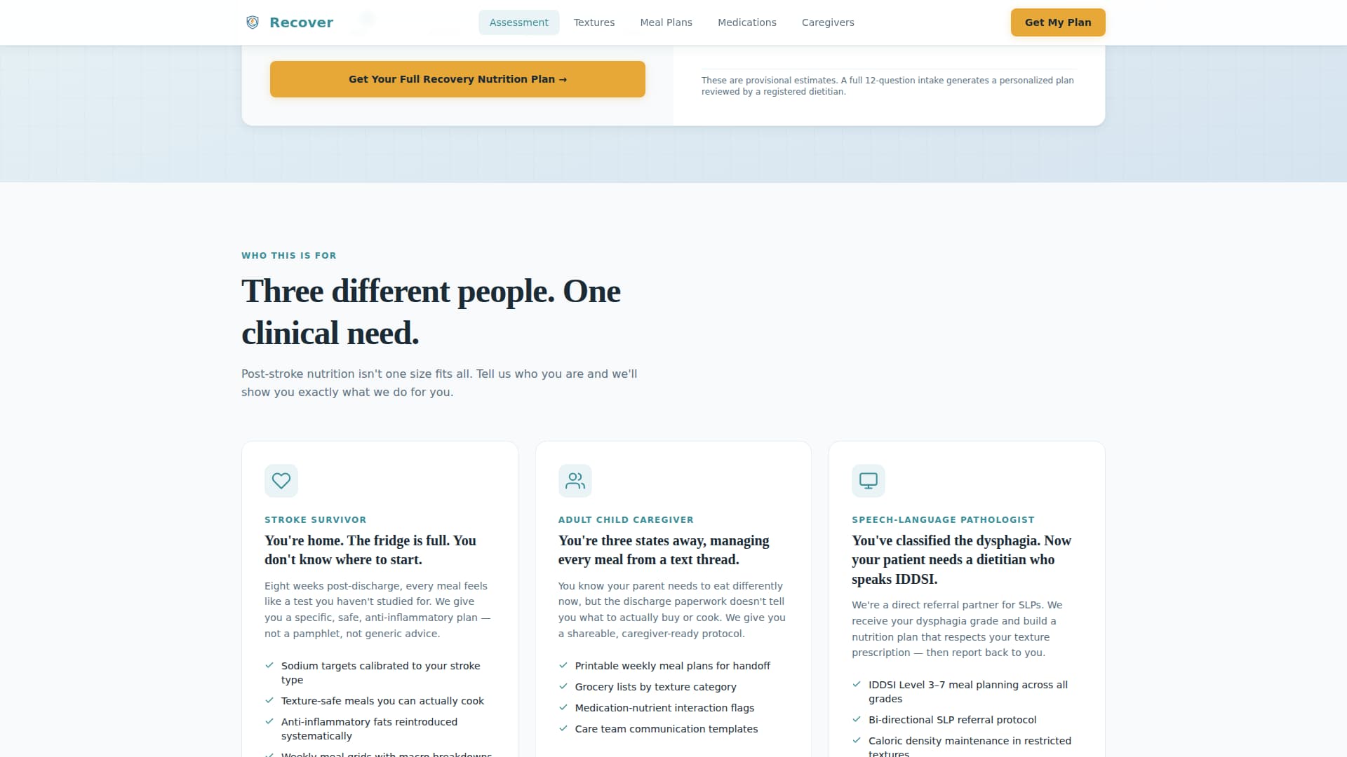 Vitae — Expert Stroke Rehabilitation Landing Page Template