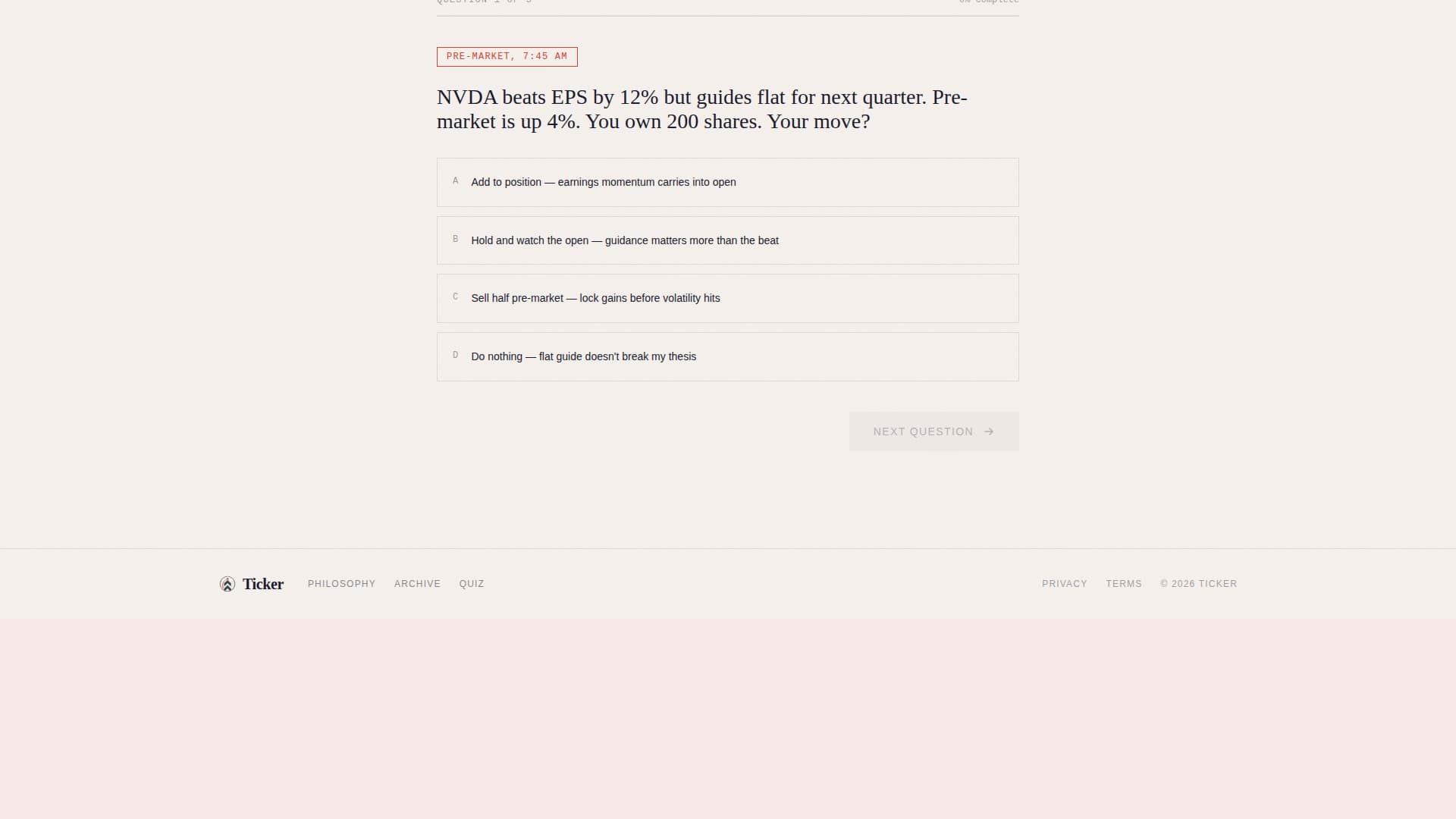 Stock Market & Trading Newsletter Blog Website Template