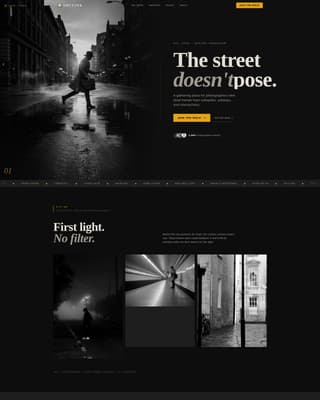 Lens — Dynamic Photography Studio Landing Page Template