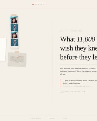 Abroad - Compelling Studyabroad Landing Page Template