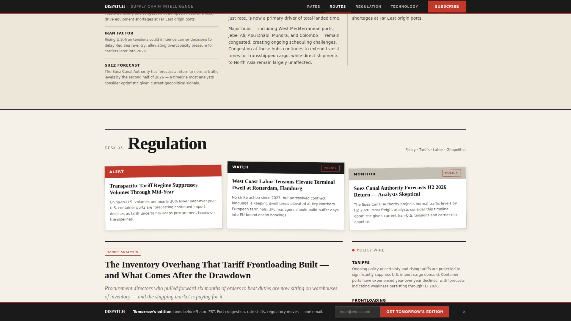 Dispatch — Trusted Fleet-Management Landing Page Template