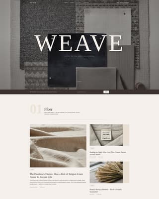 Environment & Sustainability Blog Blog Website Template