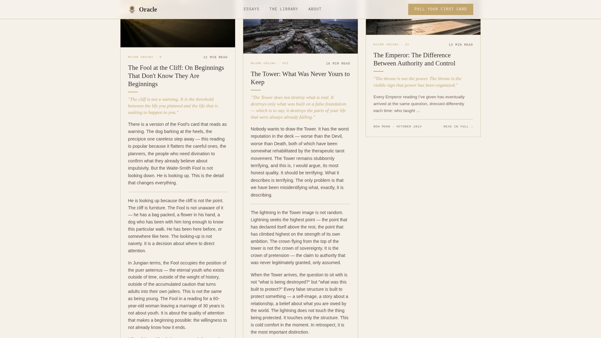 Philosophy & Spirituality Blog Advanced Blog Website Template