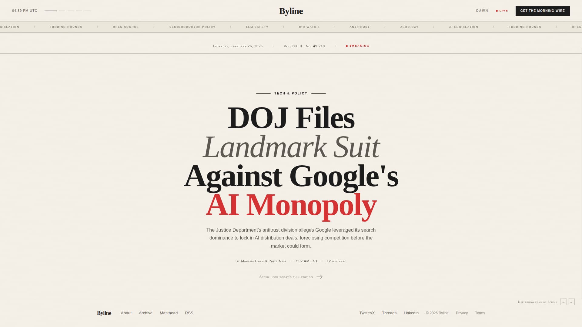 News & Magazine Blog Website Template