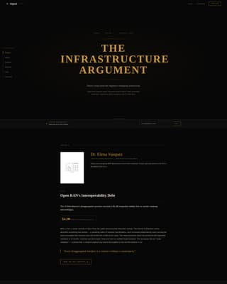 Signal - Authoritative Telecom Landing Page Template