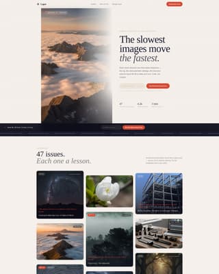 Lapse - Stunning Timelapse Landing Page Template