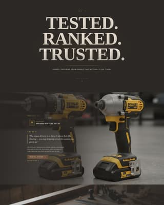 Benchmark - Trusted Toolreview Landing Page Template
