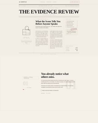 Casefile — Immersive Forensic Education Landing Page Template