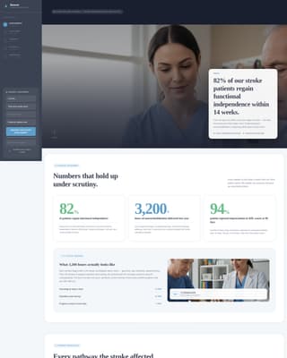 Recover - Trusted Strokerecovery Landing Page Template