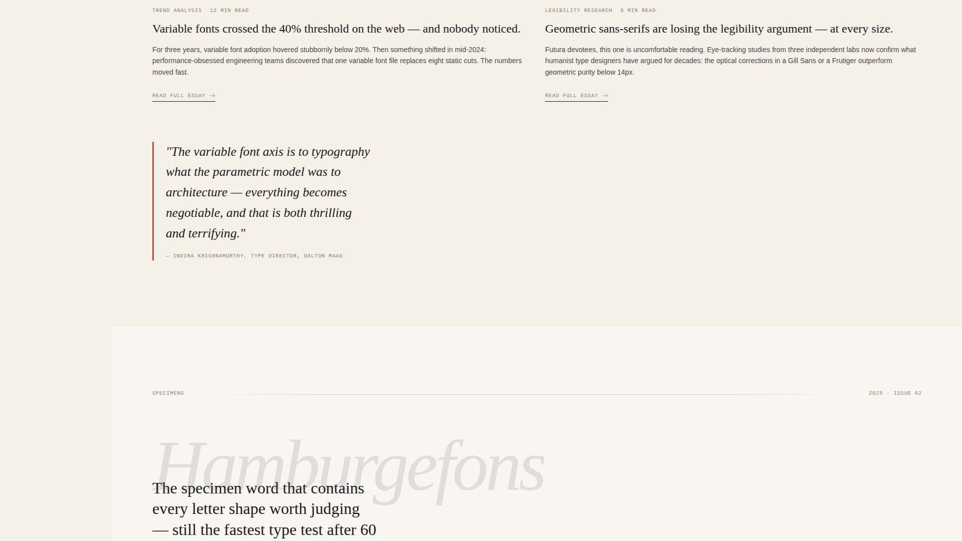 Kerning - Artisan Typography Landing Page Template