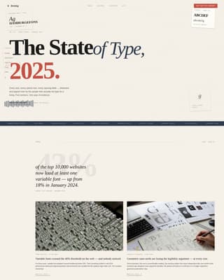 Kerning - Artisan Typography Landing Page Template