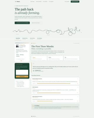 Rewire - Trusted Strokerecovery Landing Page Template