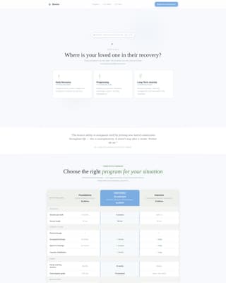 Rewire - Compassionate Strokerehabilitation Landing Page Template