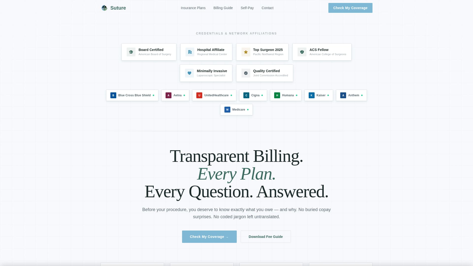 Surgeon - Modern General Landing Page Template