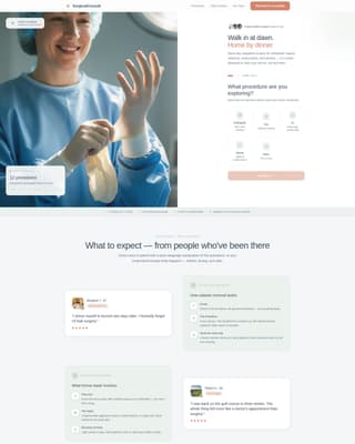 Consult - Reassuring Surgical Landing Page Template