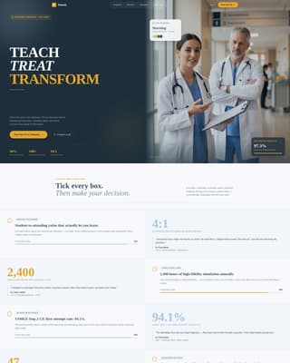 Rounds - Authoritative Teaching Landing Page Template