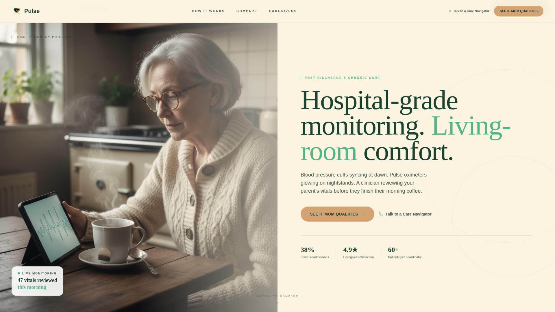 Pulse - Trusted Telehealth Landing Page Template