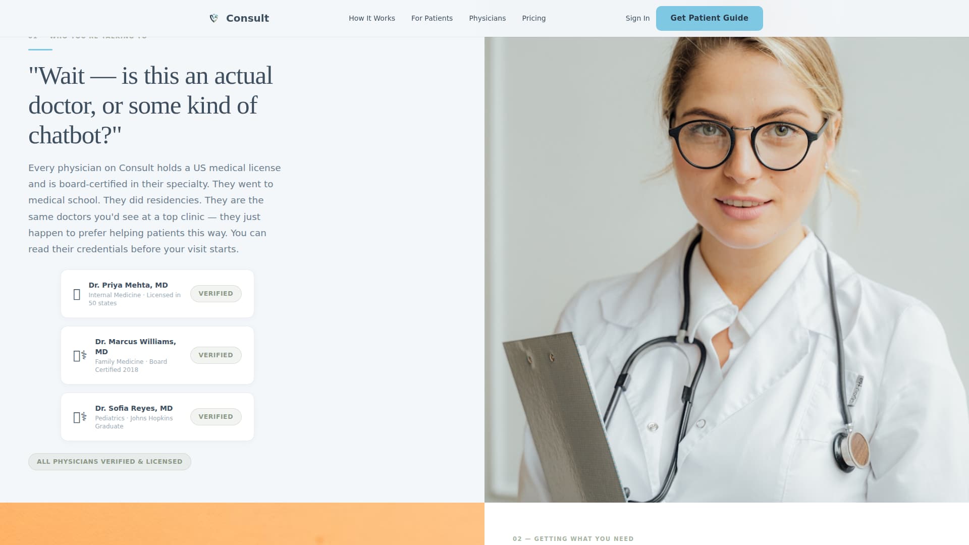 Consult - Trusted Telemedicine Landing Page Template