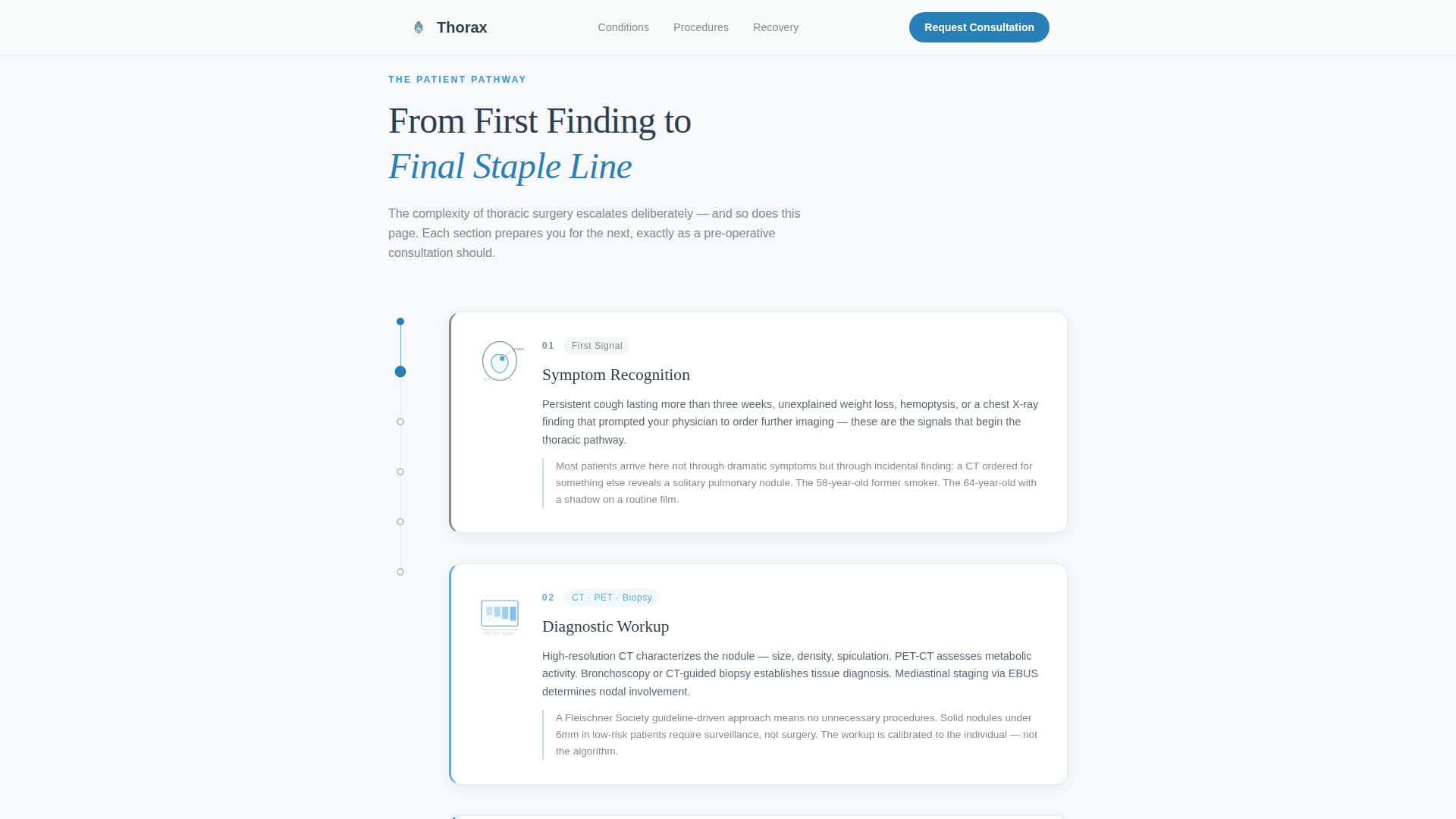 Thorax - Precision Thoracic Landing Page Template