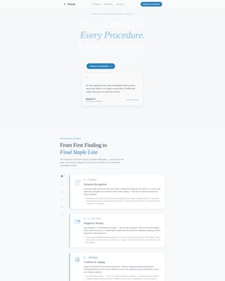 Thorax - Precision Thoracic Landing Page Template