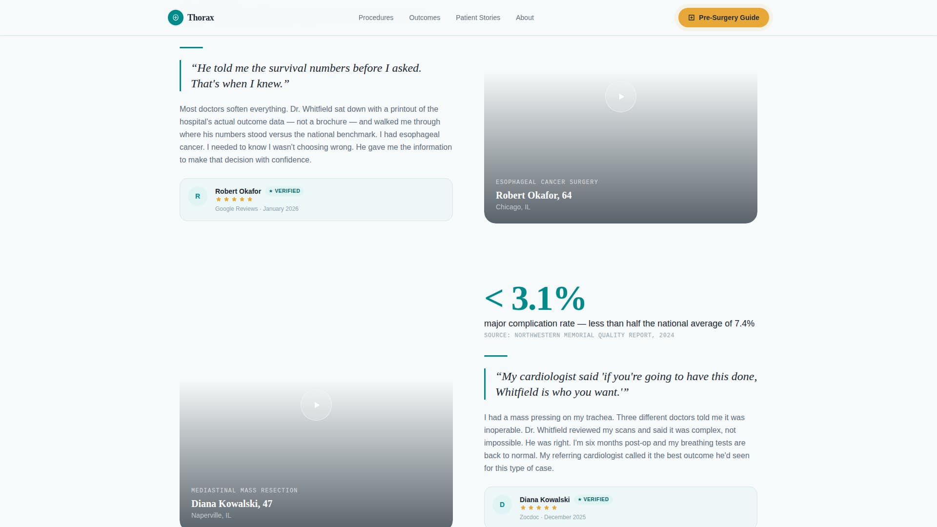 Cardiac — Authoritative Cardiac Surgeon Landing Page Template