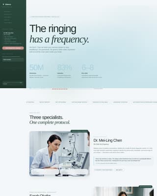 Silence - Restorative Audiology Landing Page Template