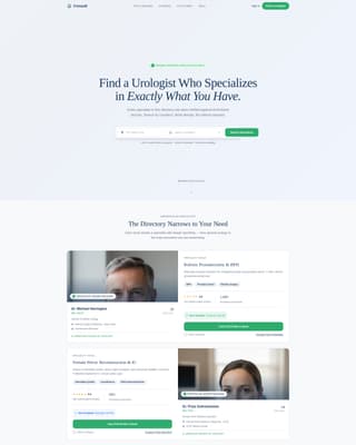 Urologist - Premium Provider Landing Page Template