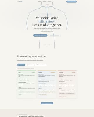 Vessel - Trusted Vascular Landing Page Template