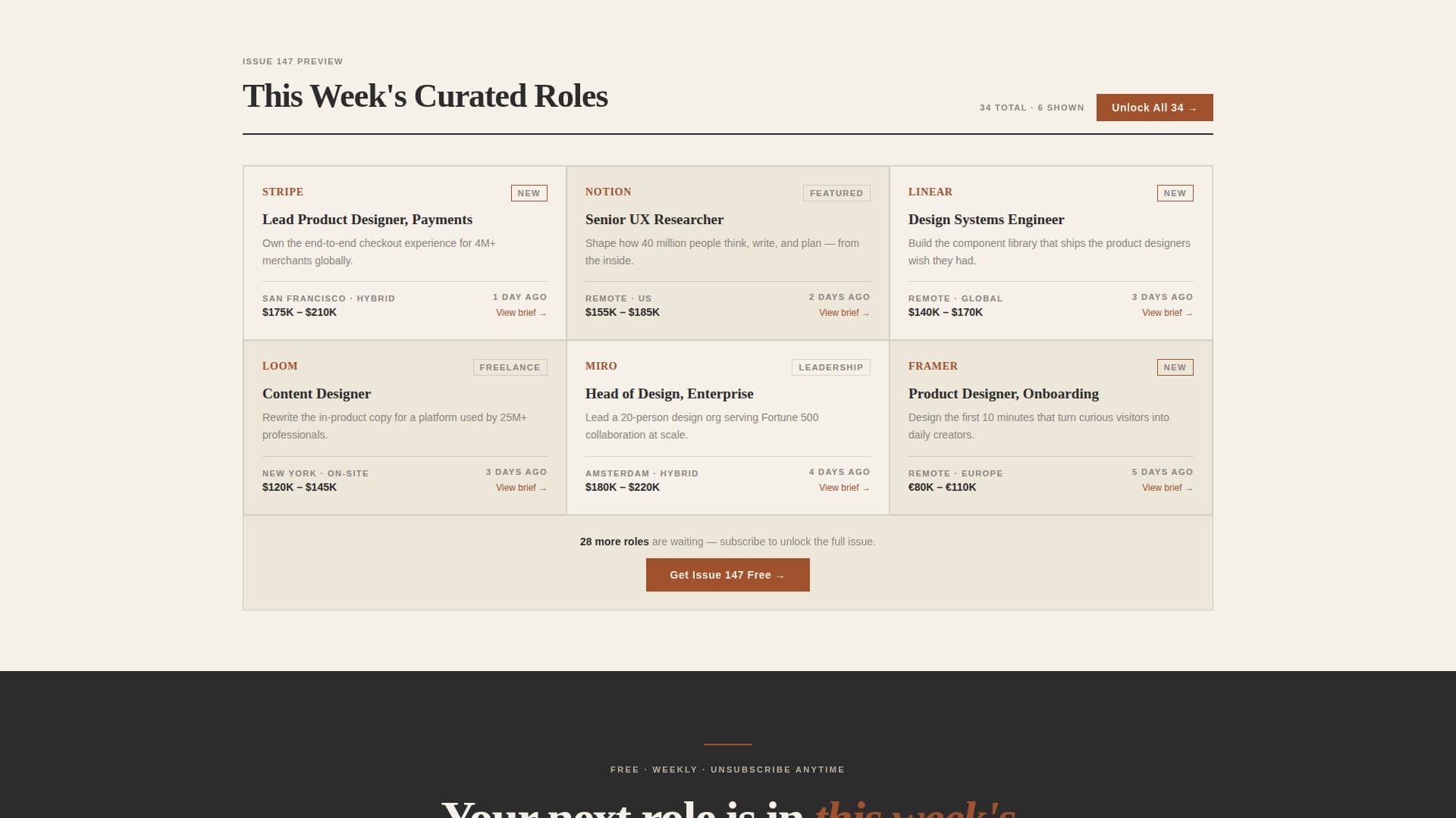 Masthead - Editorial UX Design Landing Page Template
