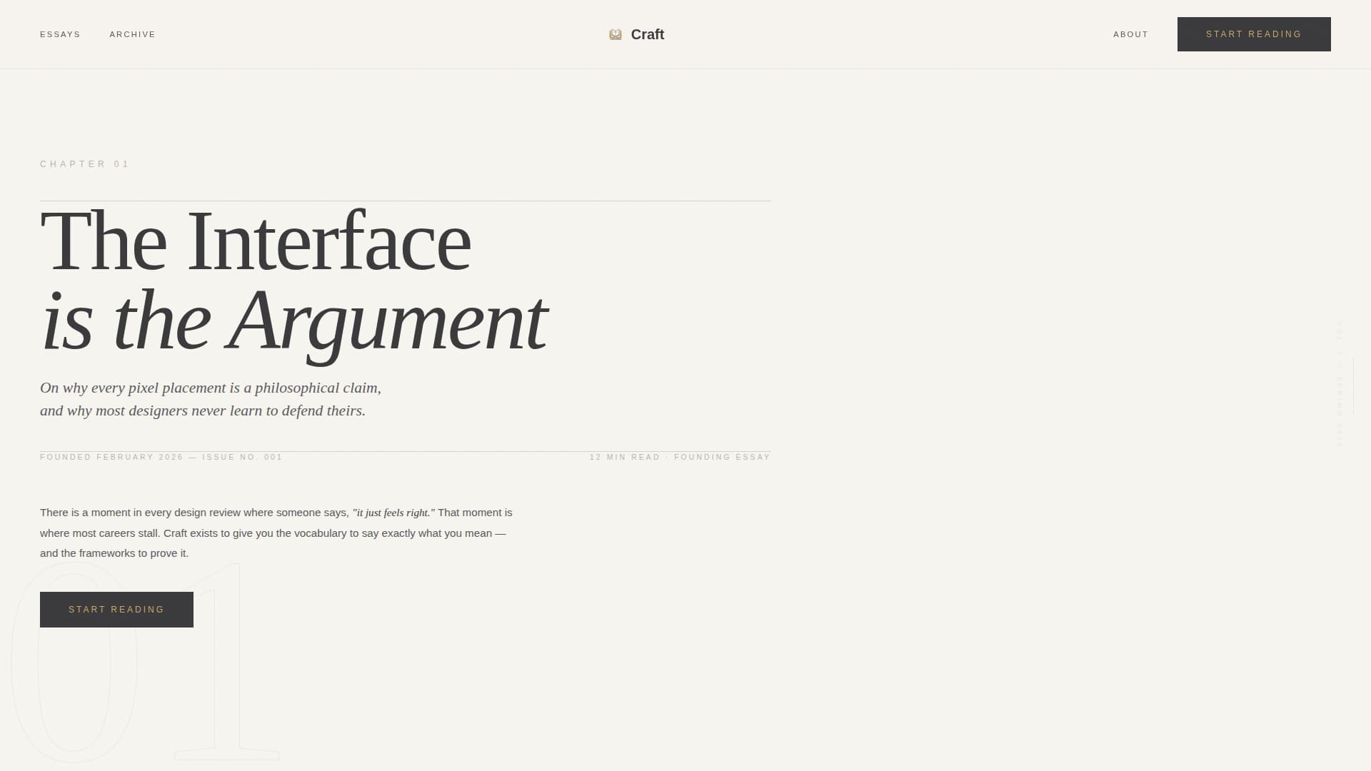 Art & Design Blog Booking Website Template