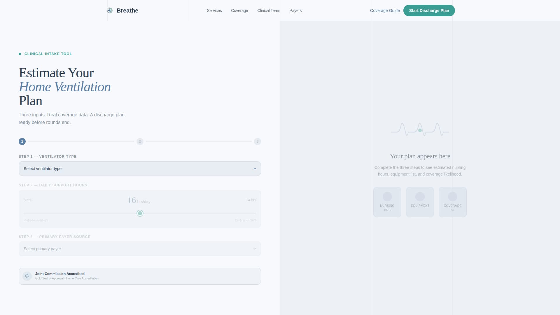 Breathe - Trusted Respiratory Landing Page Template
